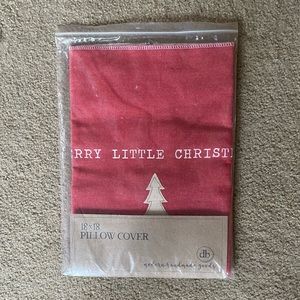 18 x 18 Pillow Cover Merry Little Christmas